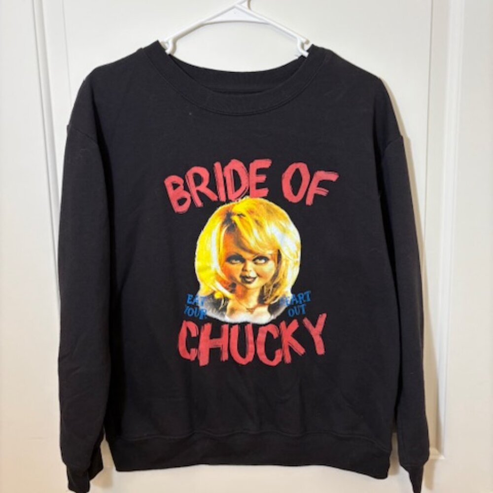 Vintage Bride of Chucky Graphic Sweatshirt – Horror Movie Crewneck